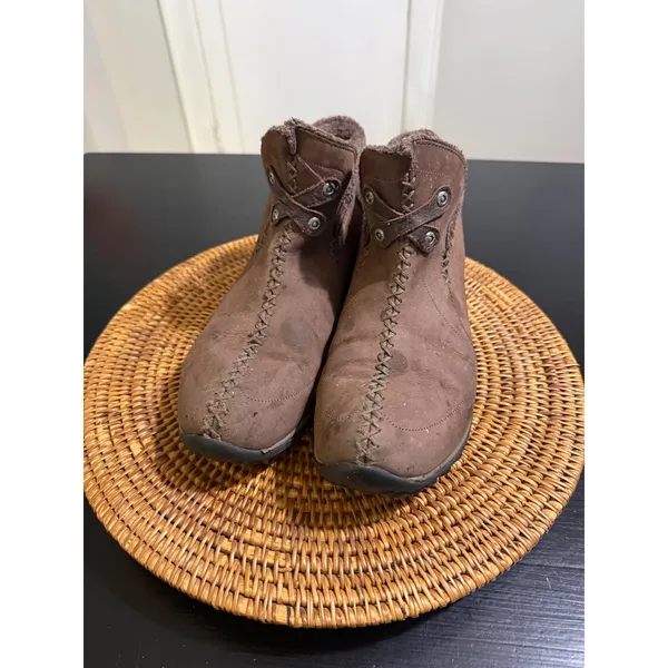 Sorel Nicolette Waterproof Brown Suede Thinsulate Fur Ankle Boots NL1508-248 - Image 2
