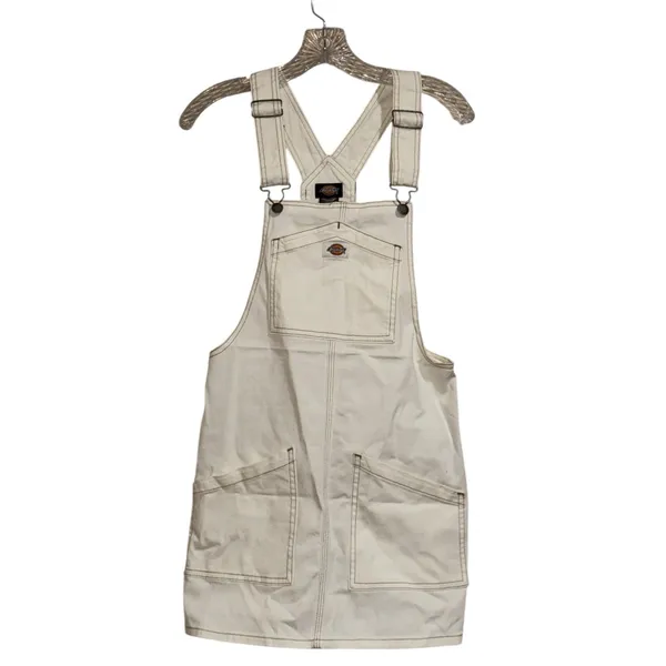 NWT Dickies Womens 5" Twill Bib Dress, Cloud - FVR52 XS - Image 9