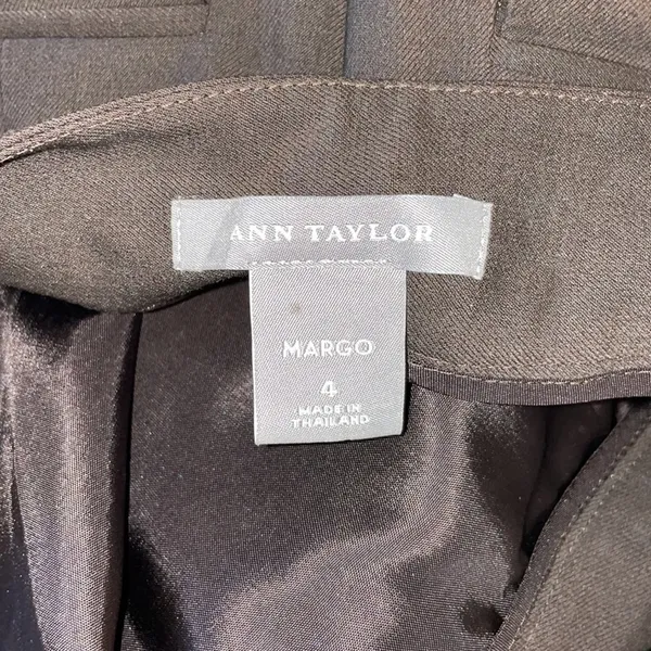 Ann Taylor Brown Margo Boot Cut suit separates dress slacks - Image 5