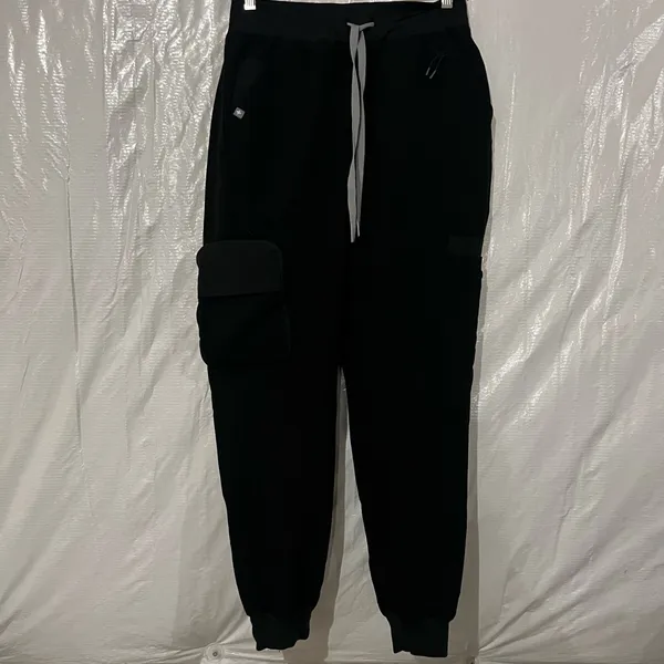 FIGS Black Zamora Jogger Scrub Pants Size Small - Image 2