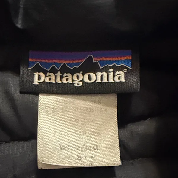 Patagonia Black Duckdown Longline Coat Sz S - Image 4