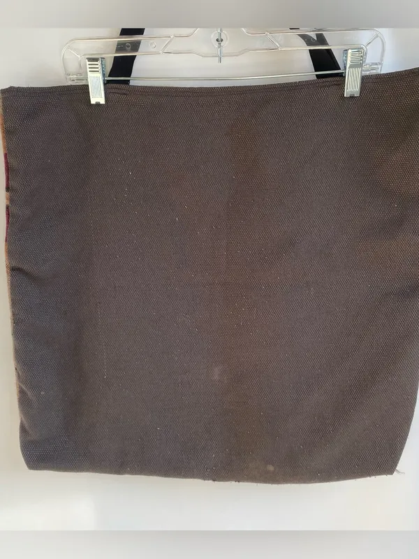 Handmade Southwest print fabric tapestry tote bag shoulder bag purse work travel - Image 5