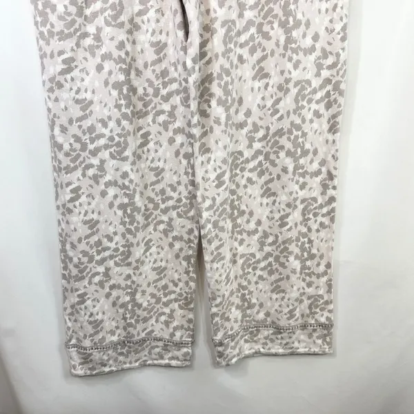 Carole Hochman‎ Large Pajama Set Cotton Gray Animal Print Lounge Luxury 759 - Image 7