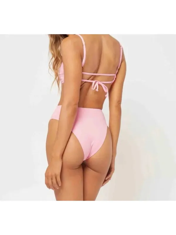 L*Space Nancy Lee Bikini Bottom in Crystal Pink XSmall New Womens Swimsuits - Image 9