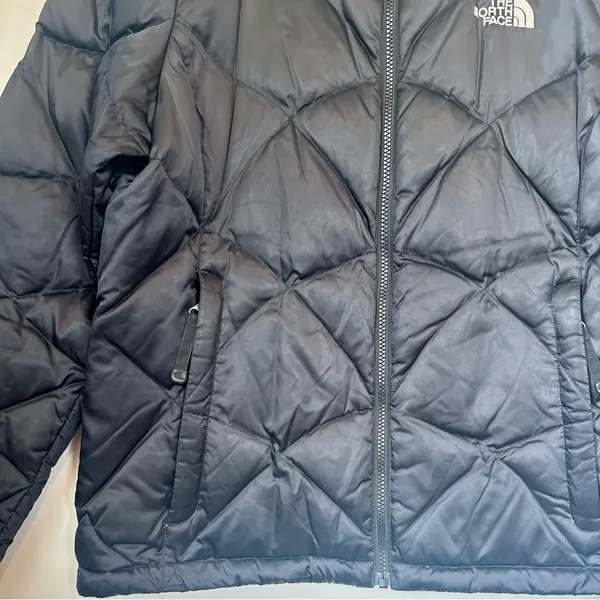 The North Face Women’s 550 Black Insulated Puffer Jacket - Size: Large - Image 4
