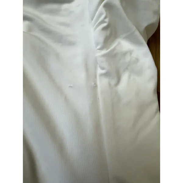 Oh Polly Dress Womens 8 White halter Rose Maxi dress - Image 12