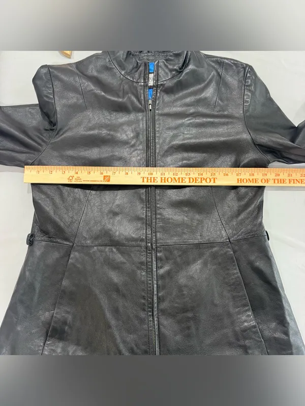 Vintage Wilsons Leather Maxima Ladies Jacket 100% Leather‎ Large Black - Image 6