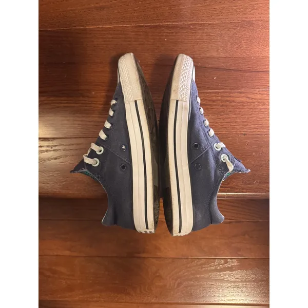 Converse Chuck Taylor All Star Navy Blue Floral Lining Low Top Sneakers - Image 6