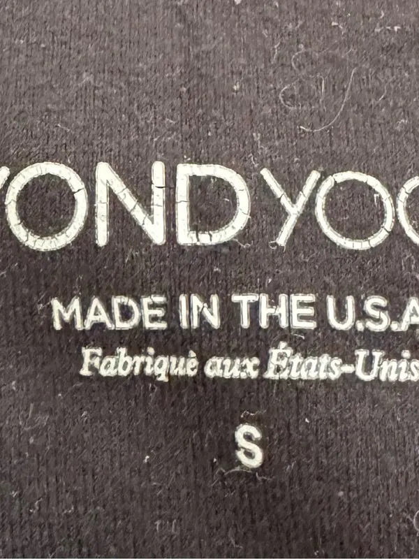 Beyond Yoga Heathered grey space dye leggings, size S Made in USA athletic gym - Image 4