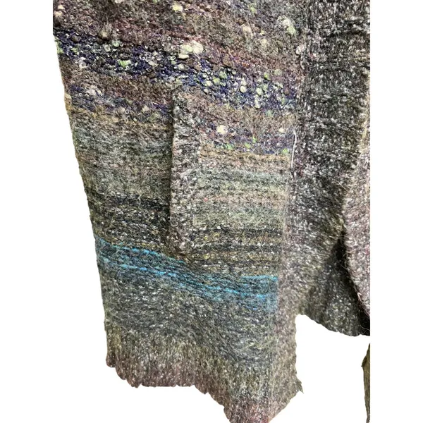 Free People Starlight Shadow Poncho Cardigan Women's Size Medium‎ - Image 8