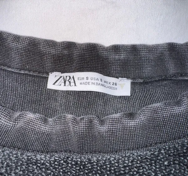 Zara Black Sweatshirt - Image 3