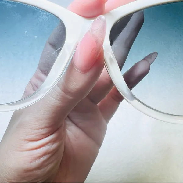 Moschino Mos 018/S Sunglasses White/ Blue Gradient Lense - Image 11
