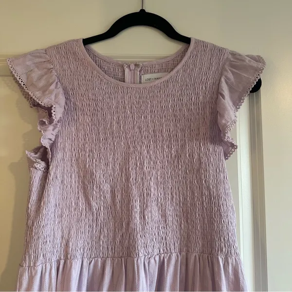 LOST + WANDER Women’s Lavender Dress - Image 3