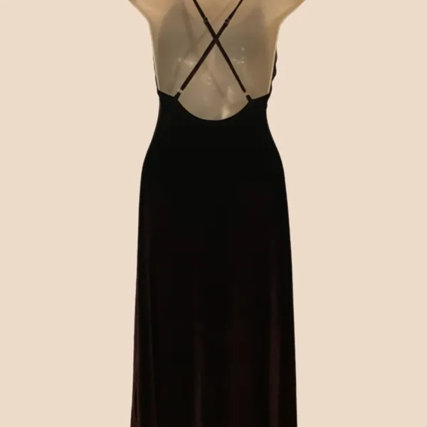 Victoria's Secret burgundy Maxi Dress with Embellished Bodice - Image 11