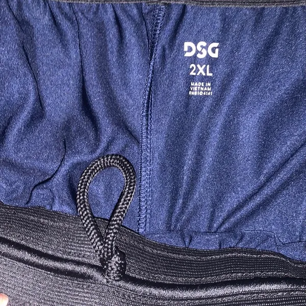 NWT DSG Mid Rise Shorts Blue Mesh Relaxed Fit - Image 8