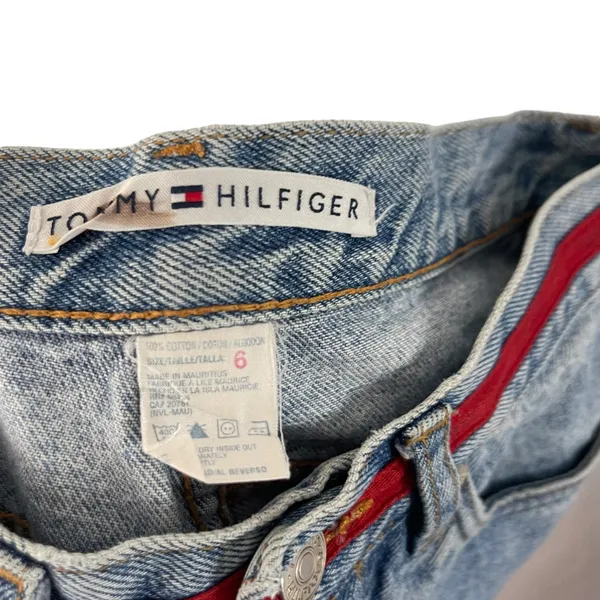 Tommy Hilfiger Vintage‎ 90s Women's Size 6 High Rise Straight Leg Mom Jeans - Image 7
