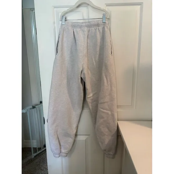 TNA Light Heather Gray Mega Fit Jogger Sweatpants Size undefined - Image 10