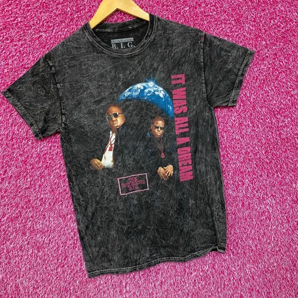 The Notorious BIG It Was All a Dream Rap Tee Small - Image 3