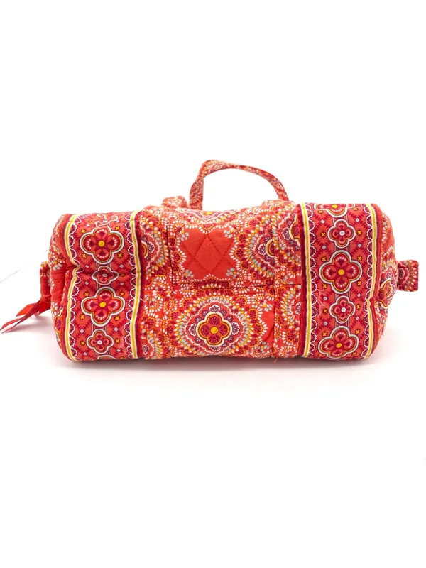 Vera Bradley Original Handbag Paprika Medallion Red Retired Barrel Shoulder Bag - Image 5