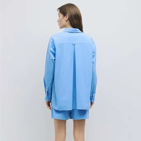 Mod Ref Raya Poplin Top Size Small - Blue - Image 6