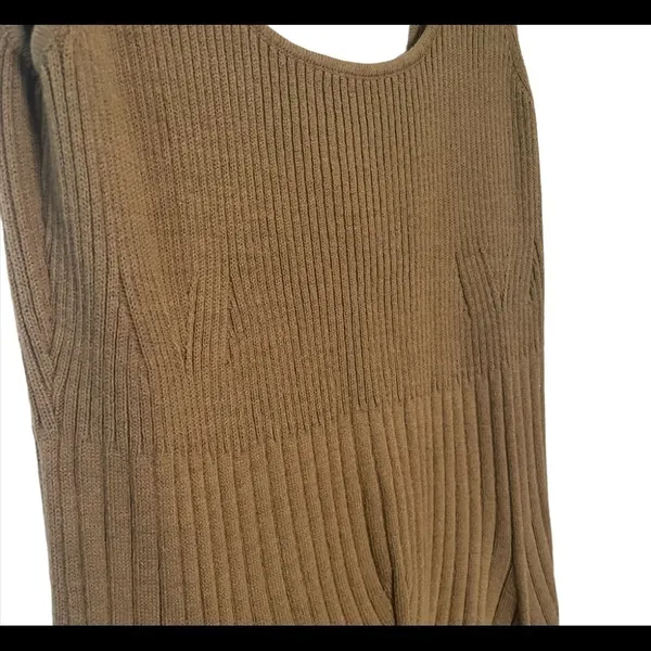 Anthropologie Maeve Knit Ribbed Sweater Tank Dress‎ with Slits - Image 5