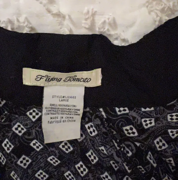 Printed Kimono Top Size L - Image 3