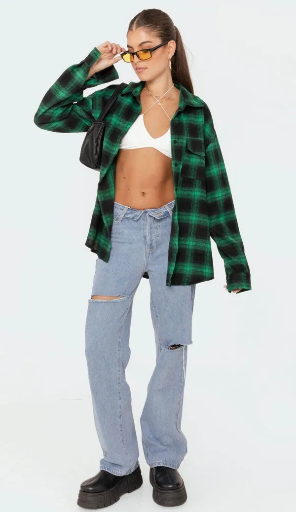 Edikted folded jeans - Image 3