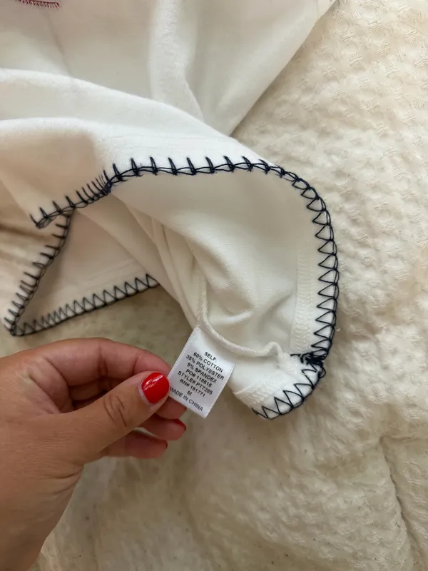 Le lis Flag Embroidered Tank - Image 5