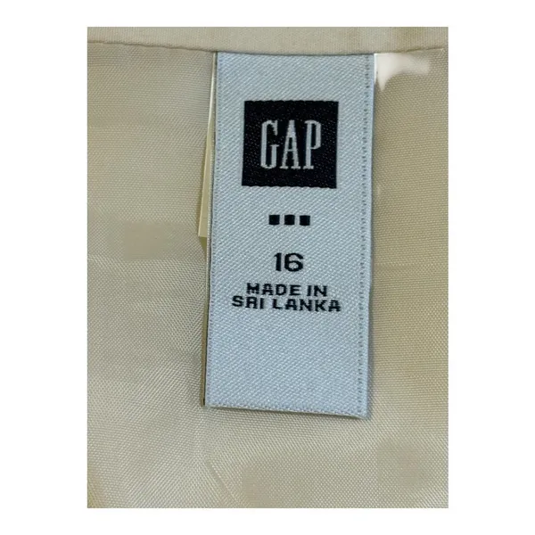 GAP Skirt Womens 16 Tan Cotton‎ Blend Ribbon Bow Accent Casual A-Line Mini - Image 5