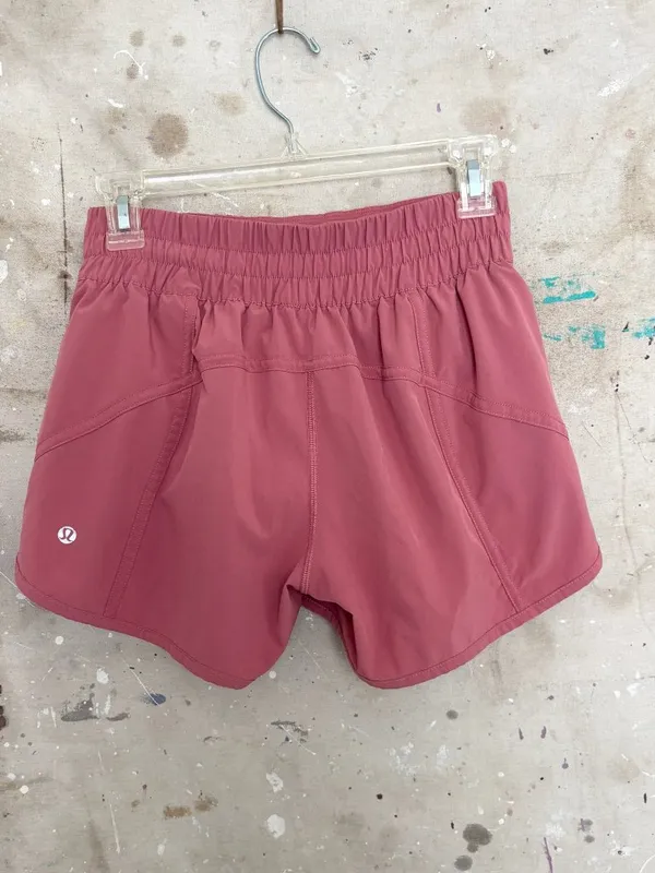 Lululemon Tracker Short V 4", Cherry Tint - Image 3