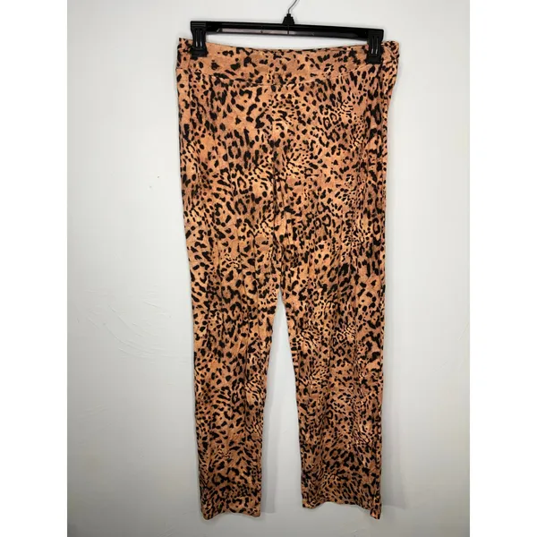 Soma Lounge Pajama Pants Women's Size Medium Animal Print Comfy Leopard - Image 2