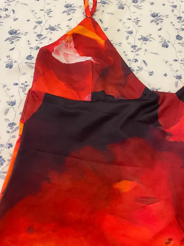 Red and black skirt set Size M - Image 4