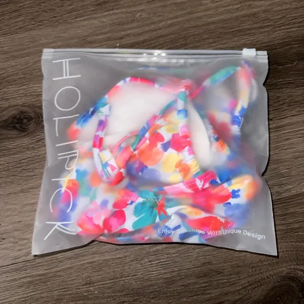 womens floral triangle bikini set size s Pink - Image 7