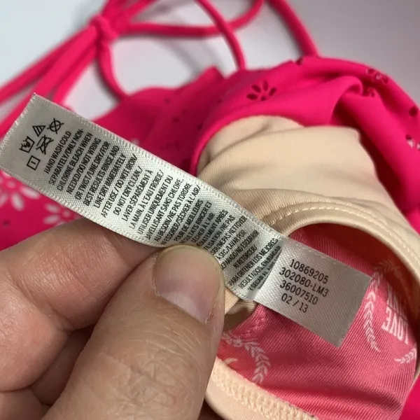 Victoria’s Secret PINK‎ hot pink bikini top size medium - Image 8