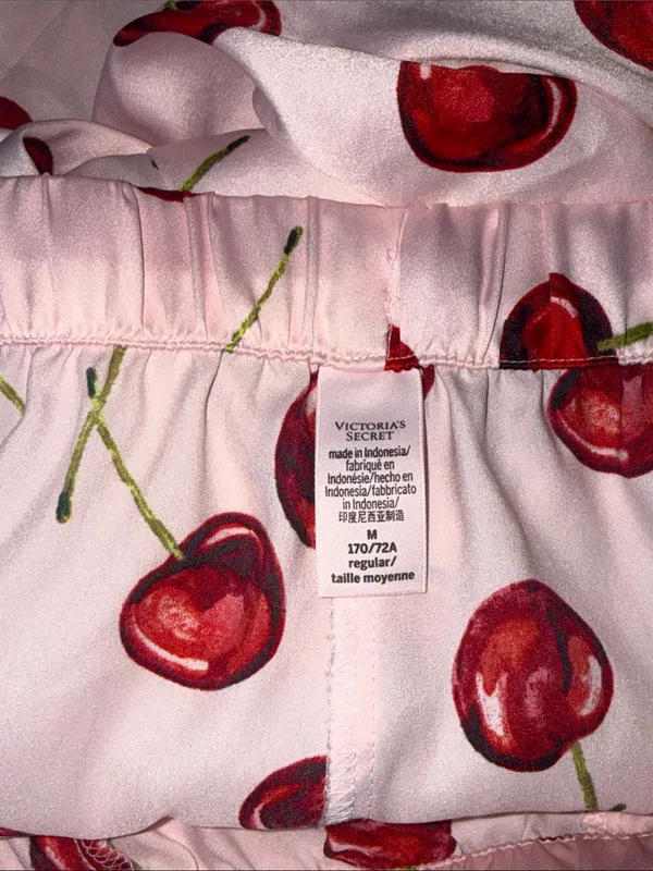 Victoria's Secret Pink Cherry-Print Women’s Pajama Set - Image 6
