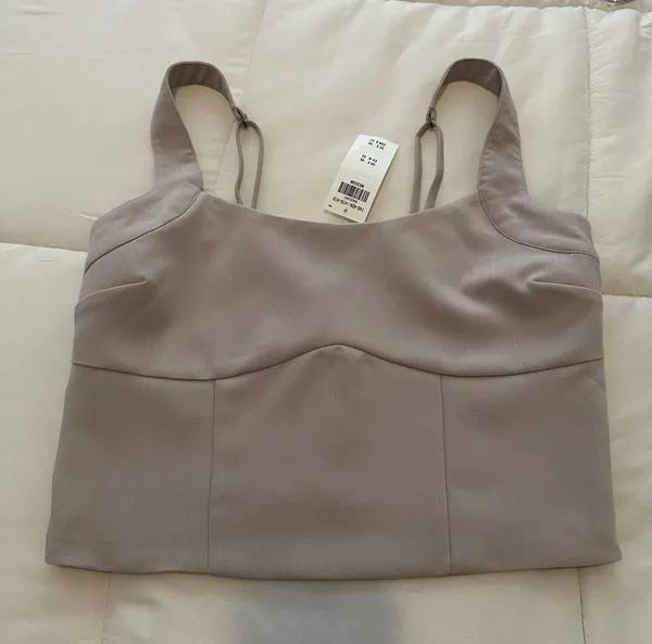 A&F Stretch Cotton Squareneck Top - Image 3