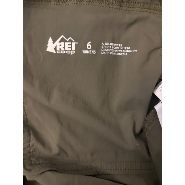 REI Co-op Hiking Pants 6 Green Womens Outdoor Utility Trail Gorpcore - Image 2