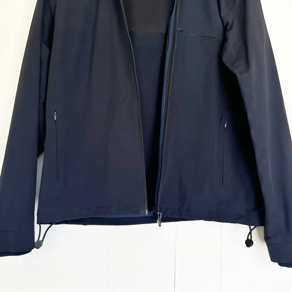 OUTDOOR VOICES Stretch Crepe Running Jacket with Hood Small - Image 6