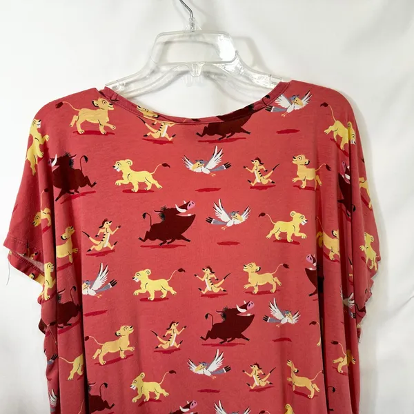 Nite Nite Disney Plus‎ Size 1X Pajama Set Off to Sleep We Go Lion King 1783 - Image 5