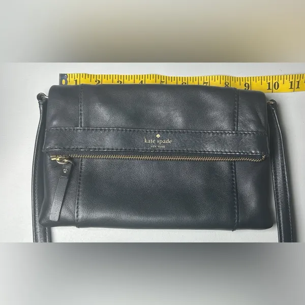 Kate Spade New York Fremont Place Julian Black Leather Crossbody Bag - Image 11