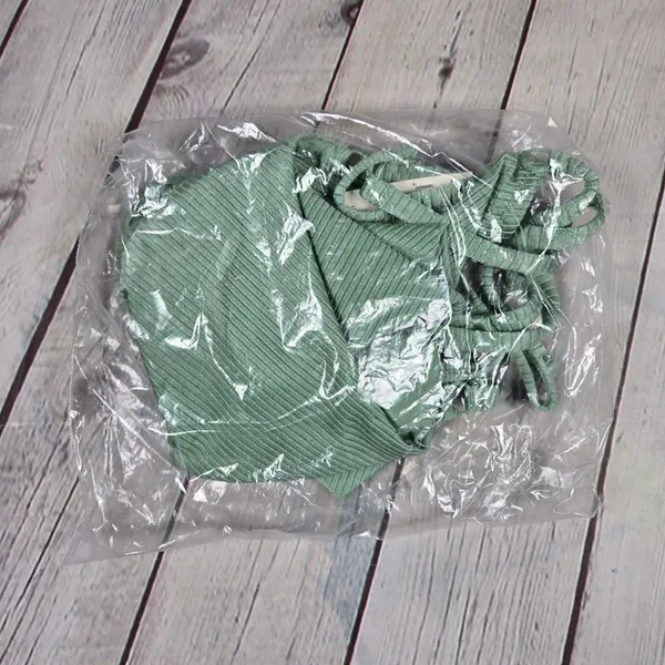 Aerie Ribbed Green Bikini Bottoms Tie Side Swimsuit‎ Size XL - Image 6