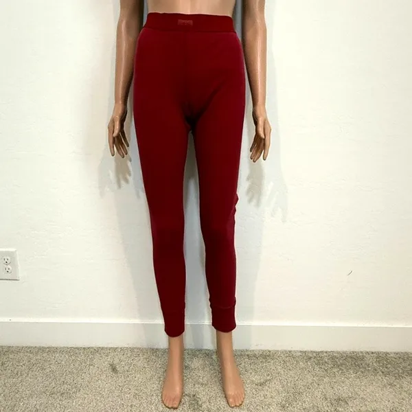 Skims XL cotton ribbed long john legging pajama pant P3 3558 - Image 7