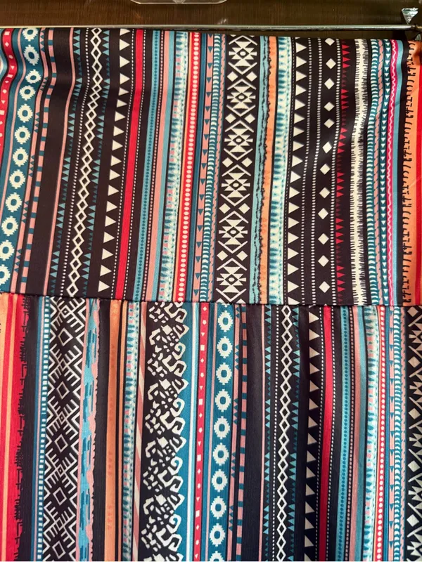 Zando NWT Boho Aztec Maxi Skirt Size Medium Tribal Print High Waist - Image 3