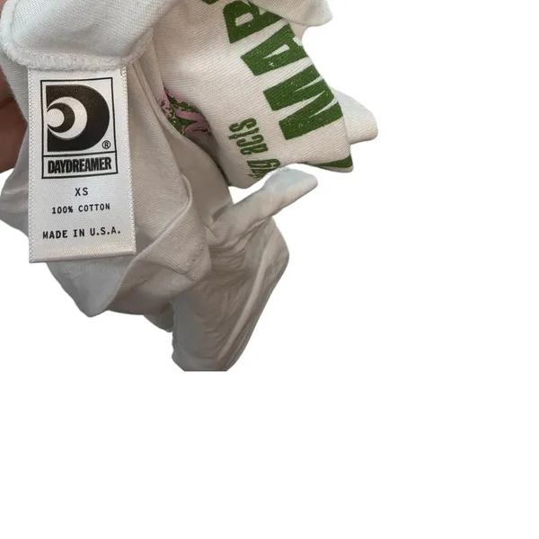 Daydreamer‎ Sweet Dreams The Night Mares Graphic Tee White Teddy Bear Size XS - Image 9