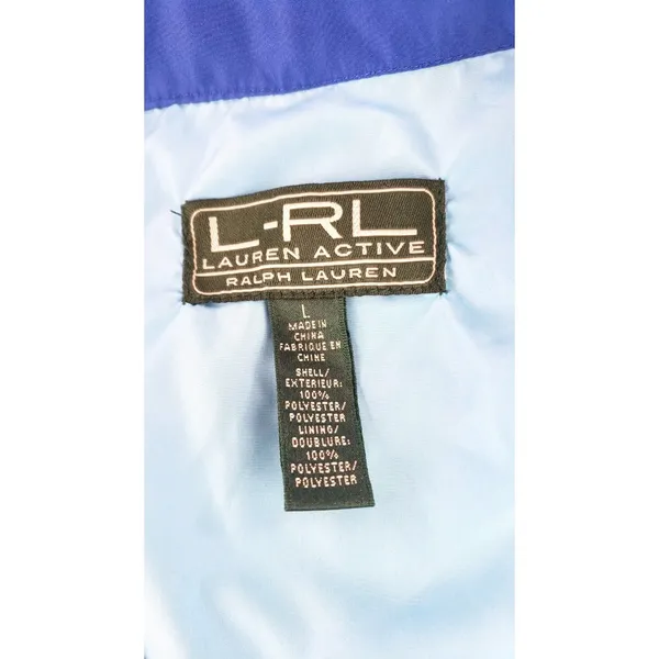 Ralph Lauren Vest Womens Sz Large‎ Active LRL Golf Full Zip Windbreaker Jacket - Image 3