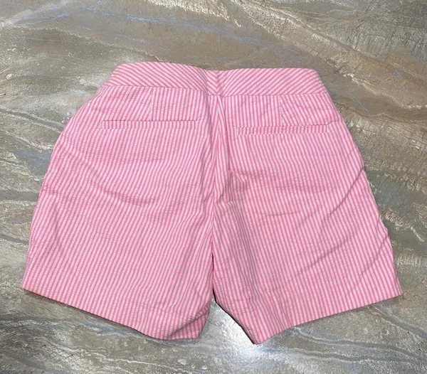 Lilly Pulitzer Pink Striped Shorts with Embellished Design Women’s 6 / Read Description The waist was modified and now is 24 inches. This short is for a girl with small waist (Please See the pics) - Image 2