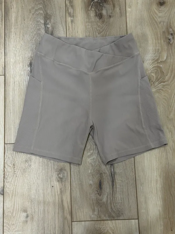 Soho Olive Drawstring Athletic Shorts - Image 5