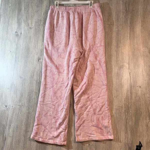 Dairy Boy Straight Leg Sweatpants Bubblegum Pink Camo Lounge Viral Size M - Image 7
