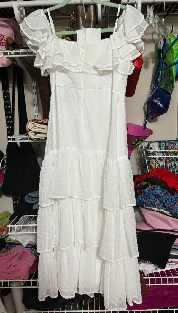 Lulus White Midi Dress - Image 3