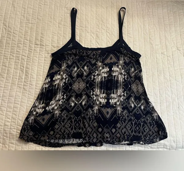 RD Style Embroidered Printed tank top - Image 2